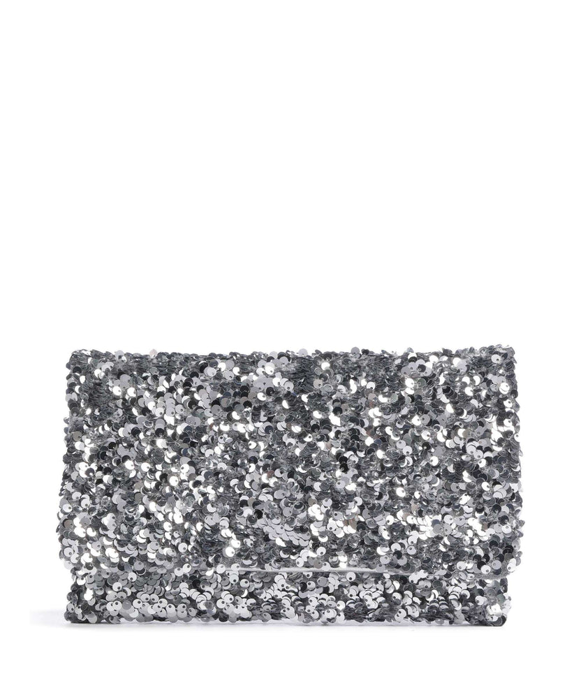 Abro Sequins Clutch bag silver