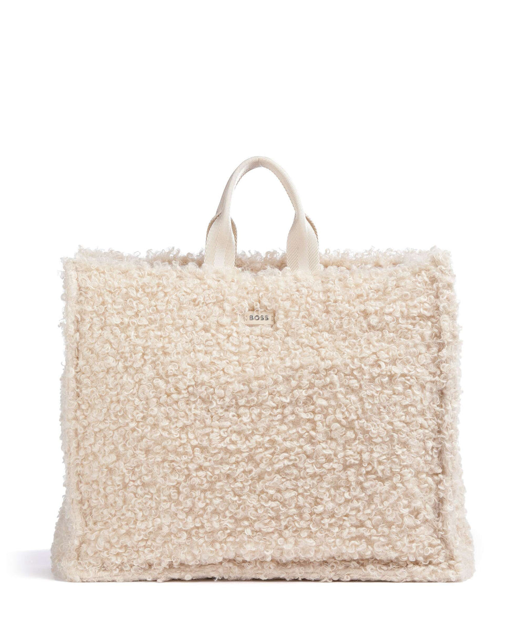 BOSS Deva Tote bag light beige