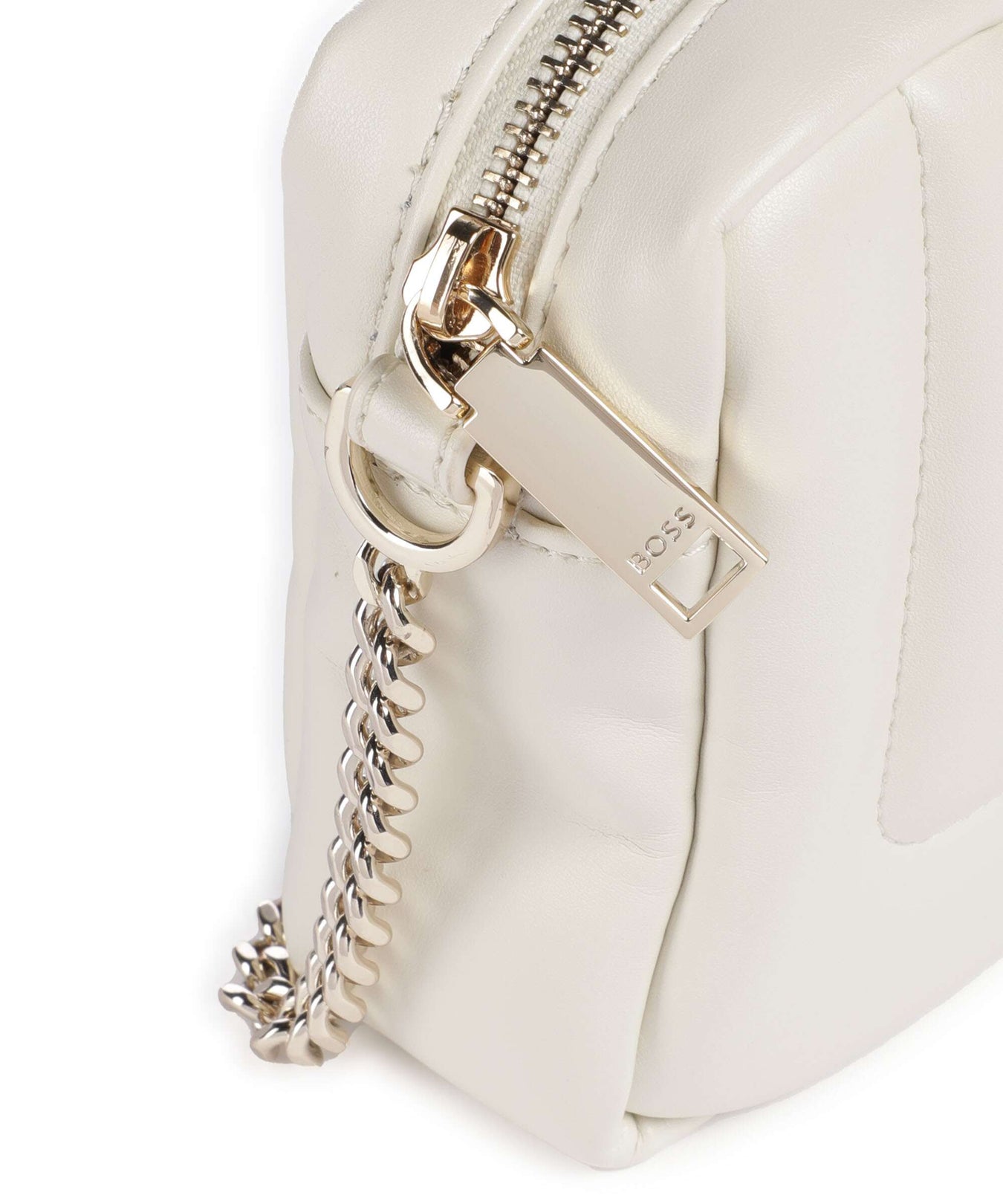 BOSS B Icon Crossbody bag open white