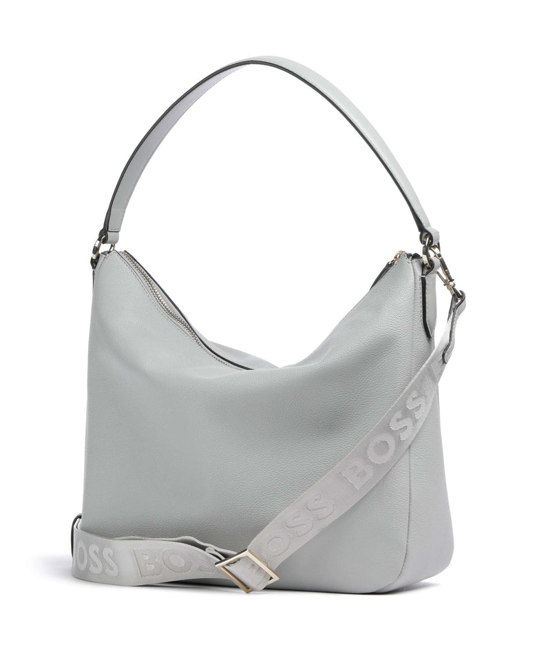 BOSS Alyce Hobo bag light/pastel grey