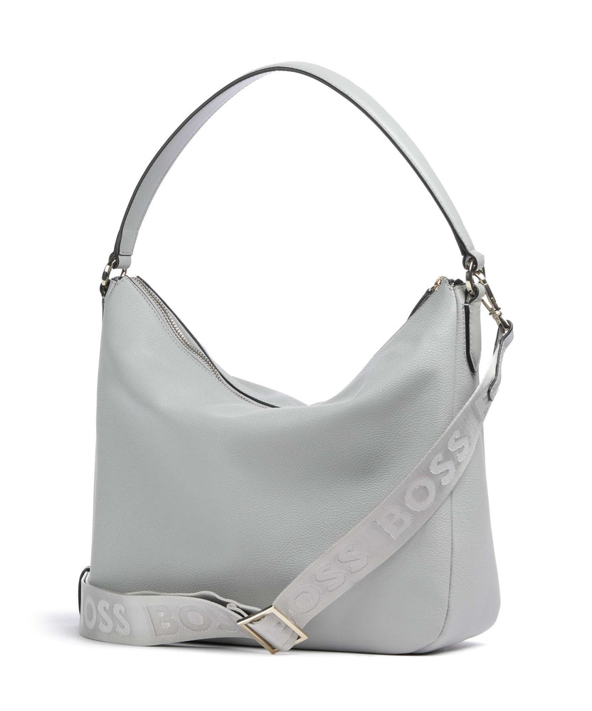 BOSS Alyce Hobo bag light/pastel grey
