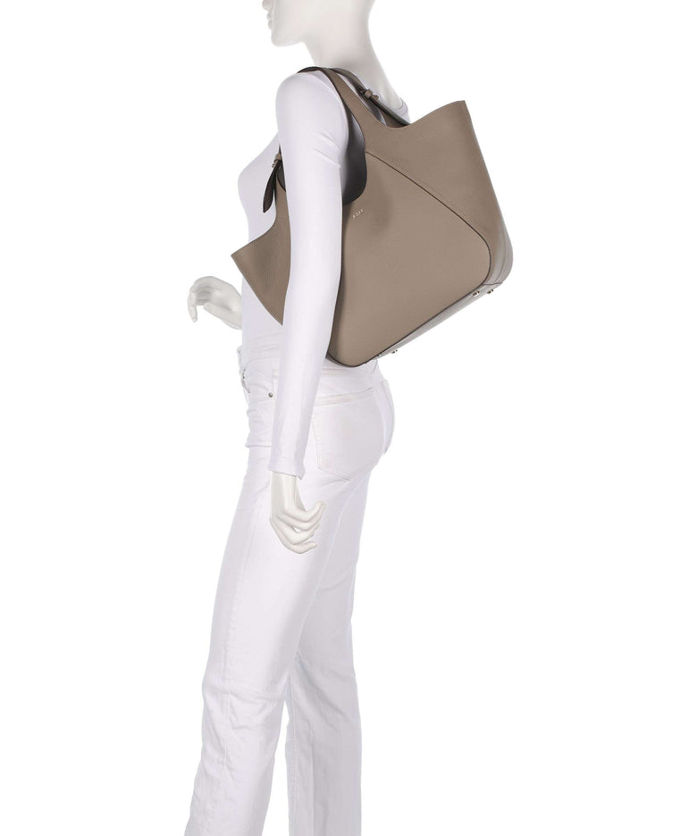 BOSS Lenah Big Tote bag open brown