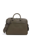 BOSS Ray Briefcase open green