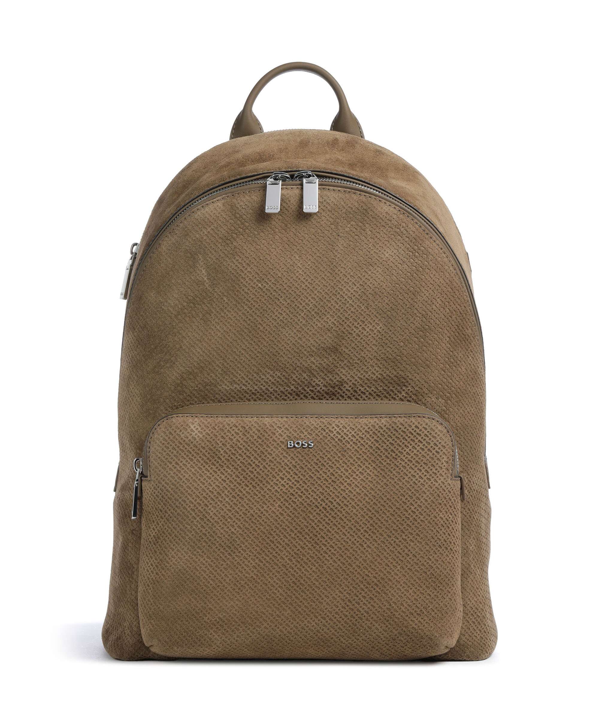 BOSS Crosstown Backpack dark beige