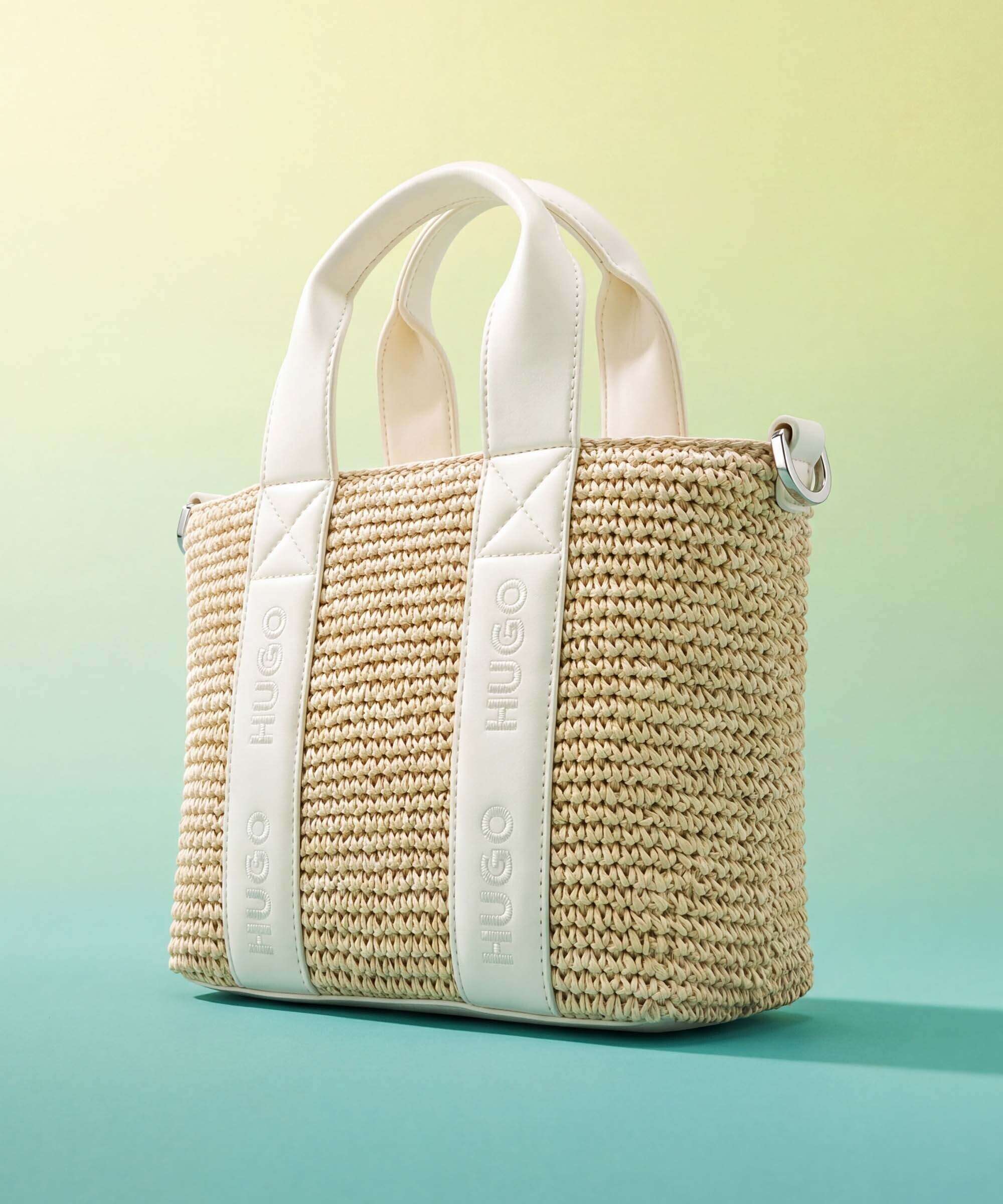 Hugo Becky Mini Handbag open white