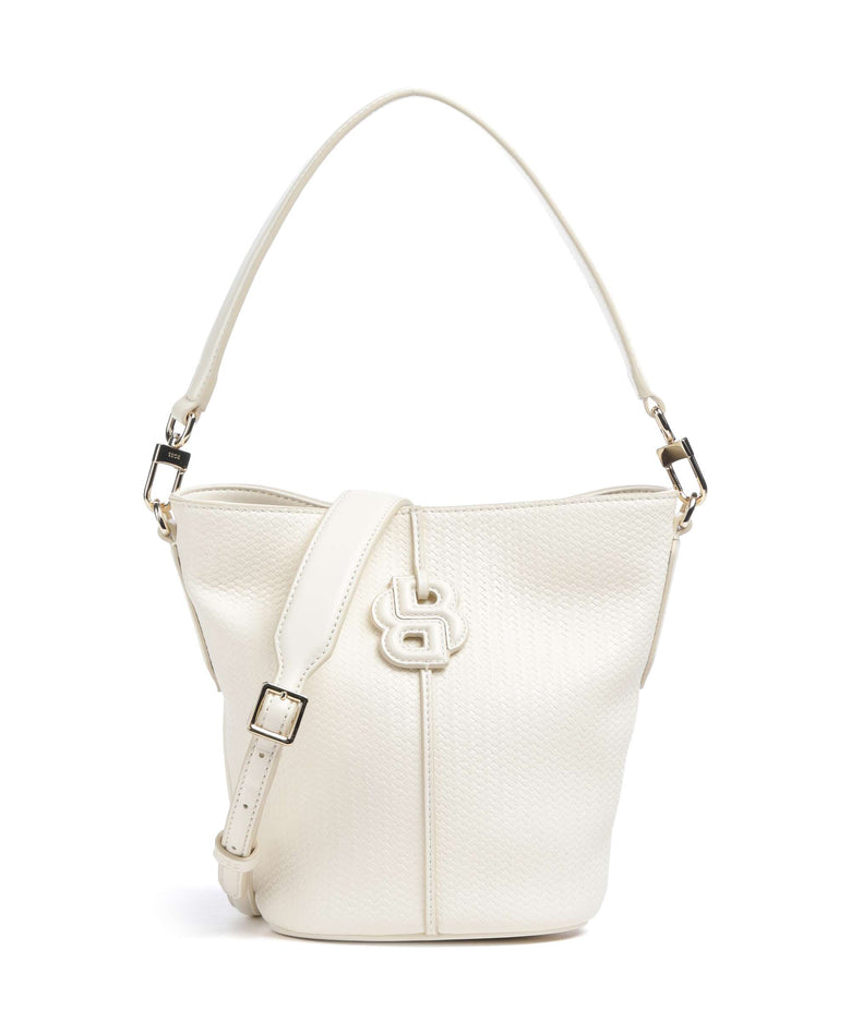 BOSS Anett Bucket bag open white