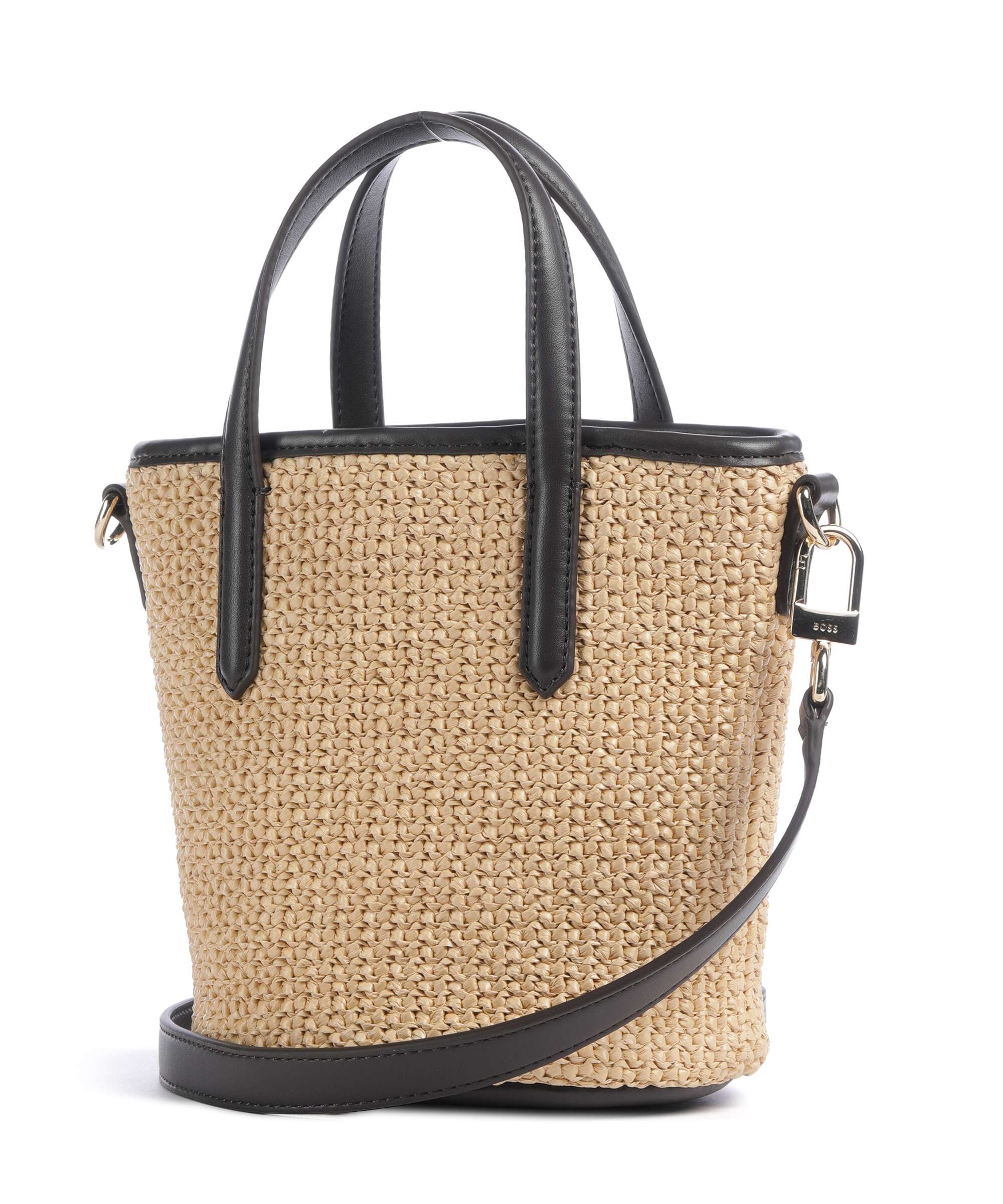 BOSS Jala Bucket bag open white