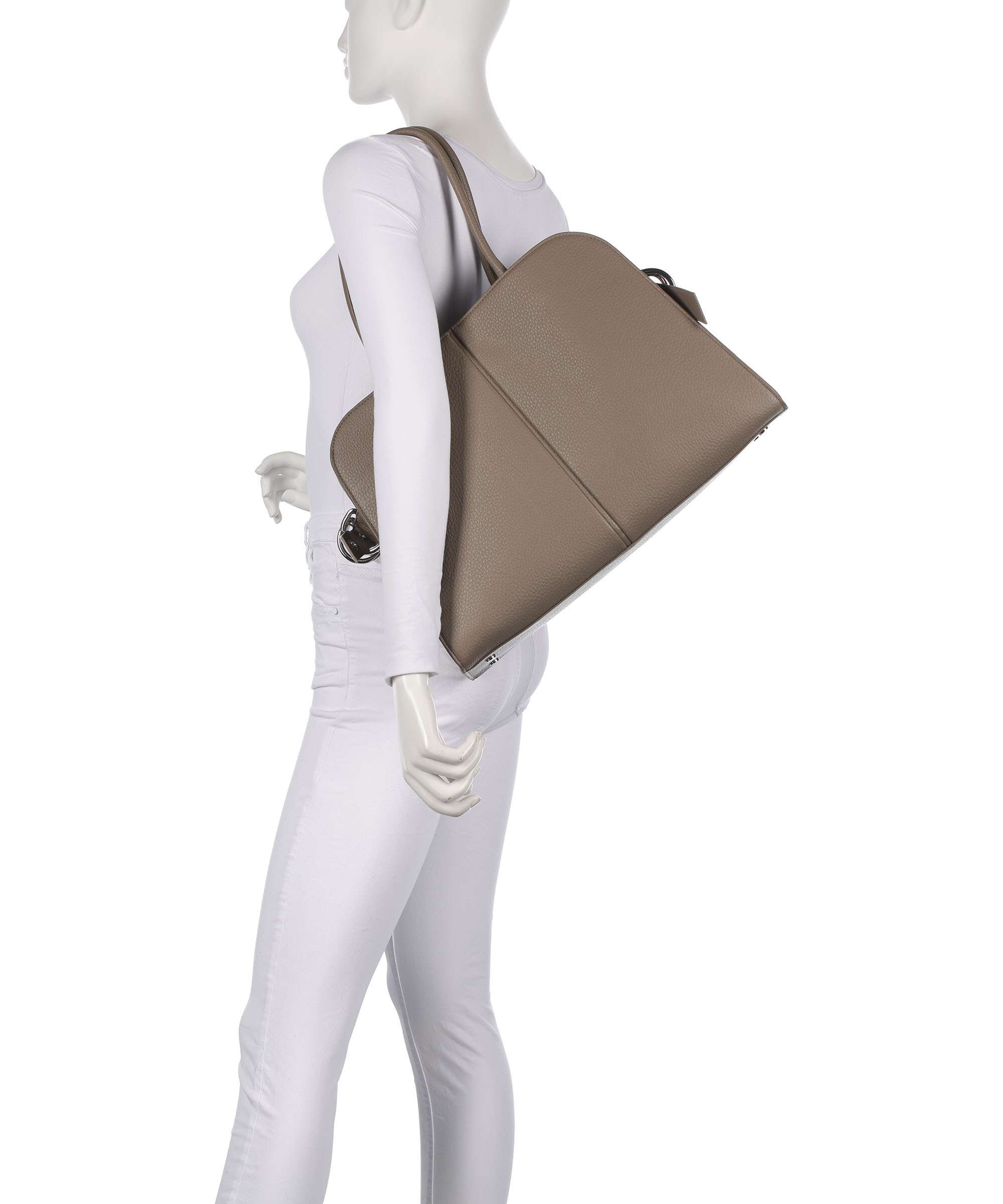 BOSS Clarice Tote bag brown overflow