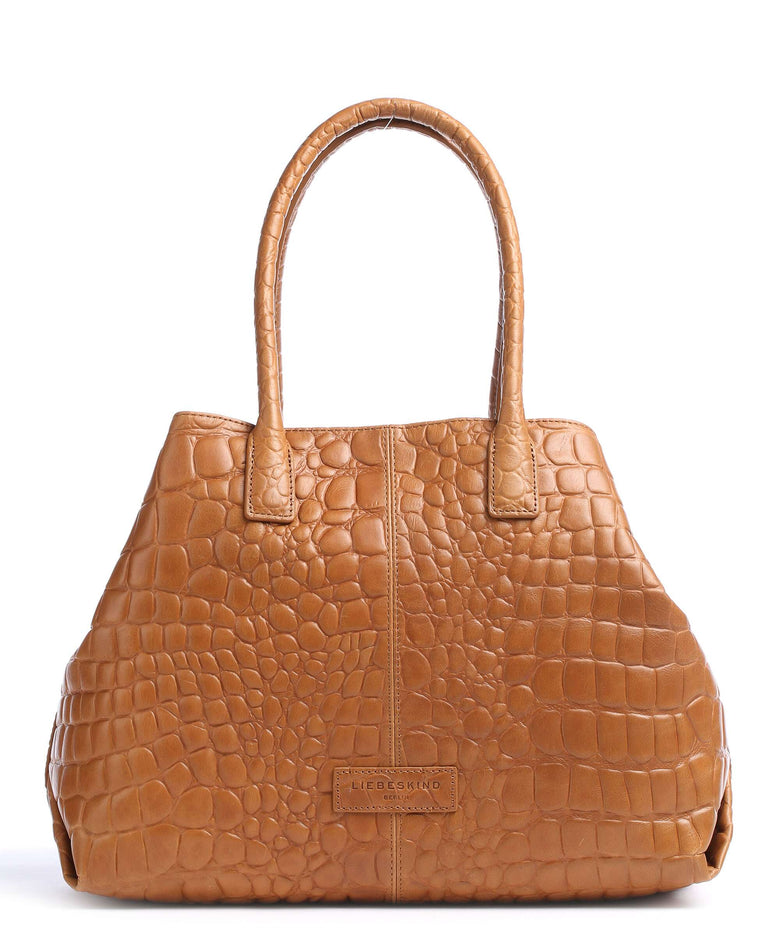 Liebeskind Chelsea Croco M Tote bag golden amber