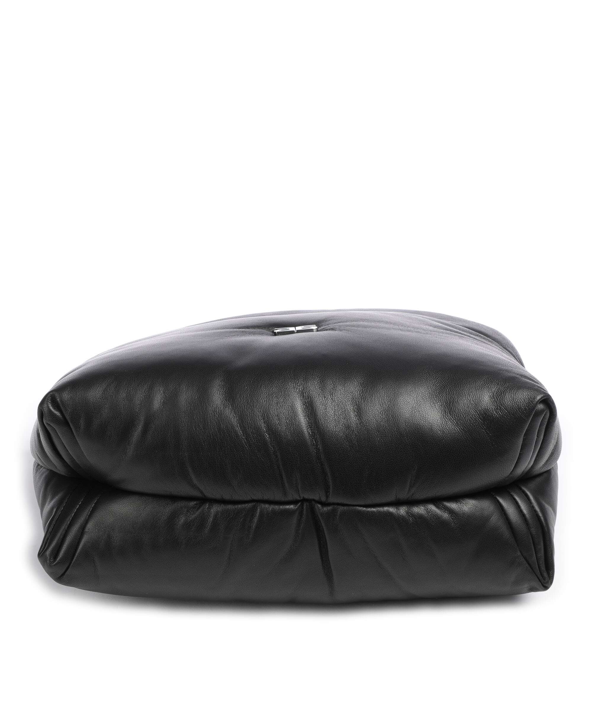 Abro Piuma_Lucido Puffer Hobo bag black/nickel