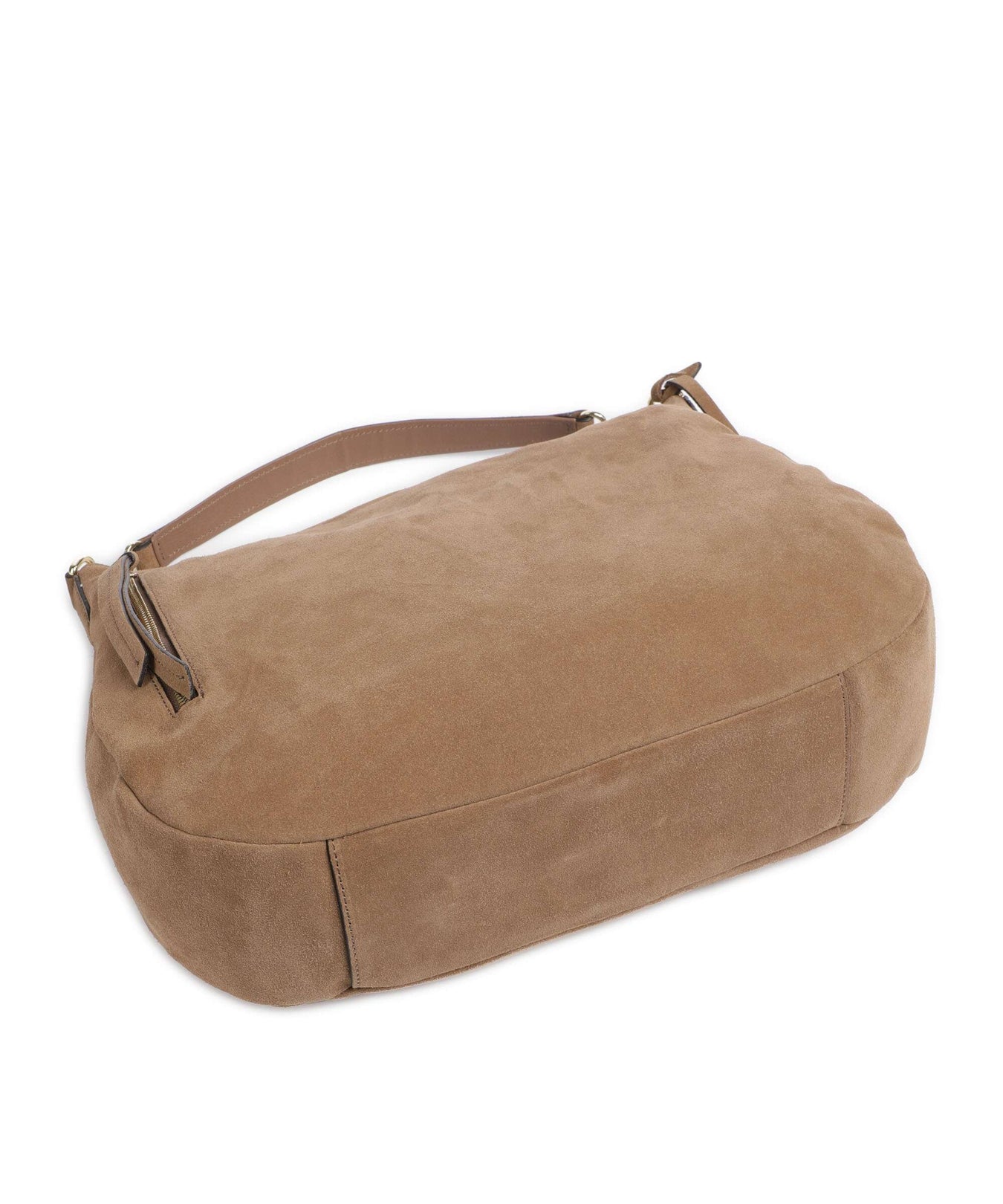 Abro Suede Juna Hobo bag camel