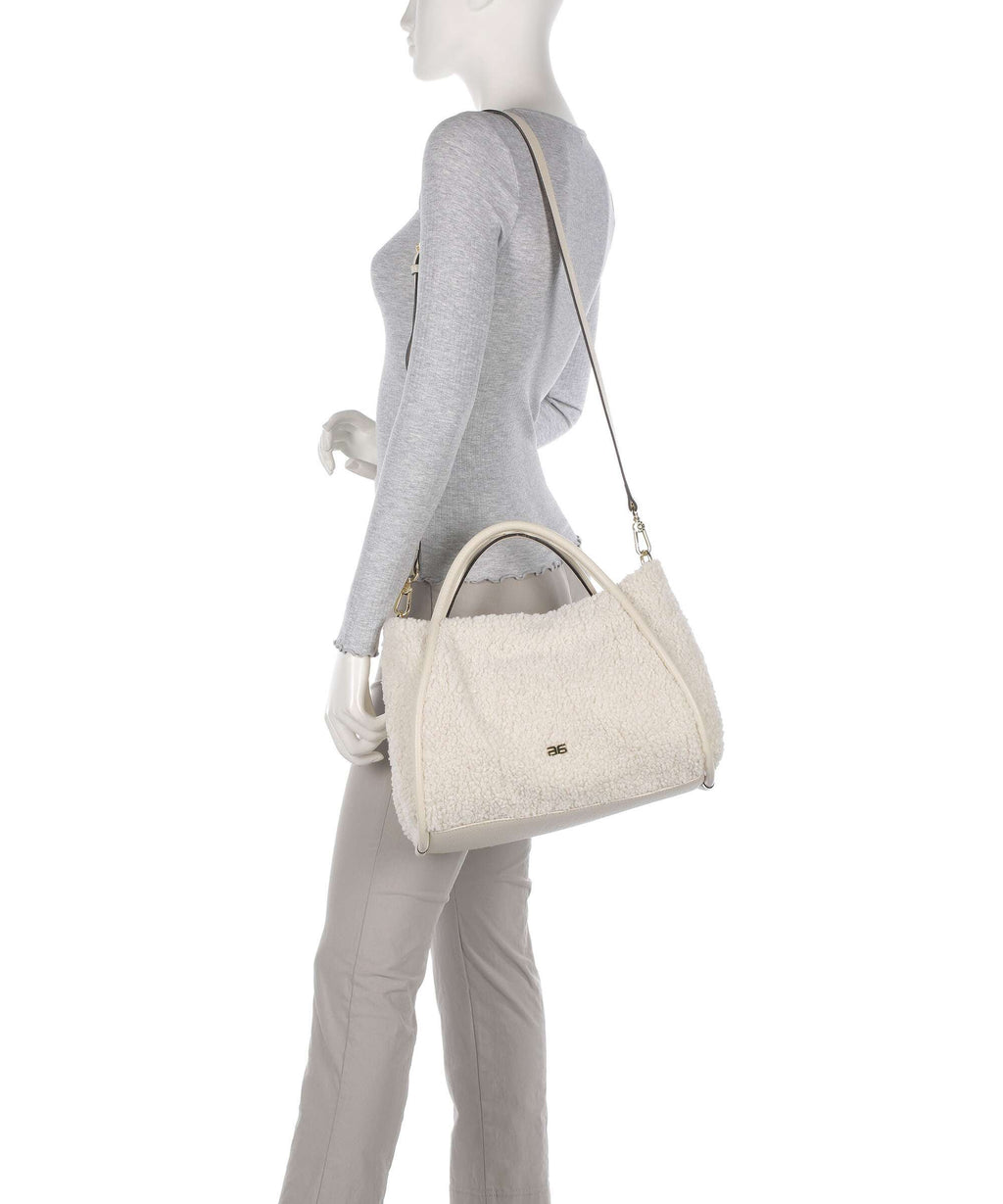 Abro Artico Willow Handbag ivory