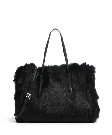 Abro Shearling Noelle Sac à main black/gold