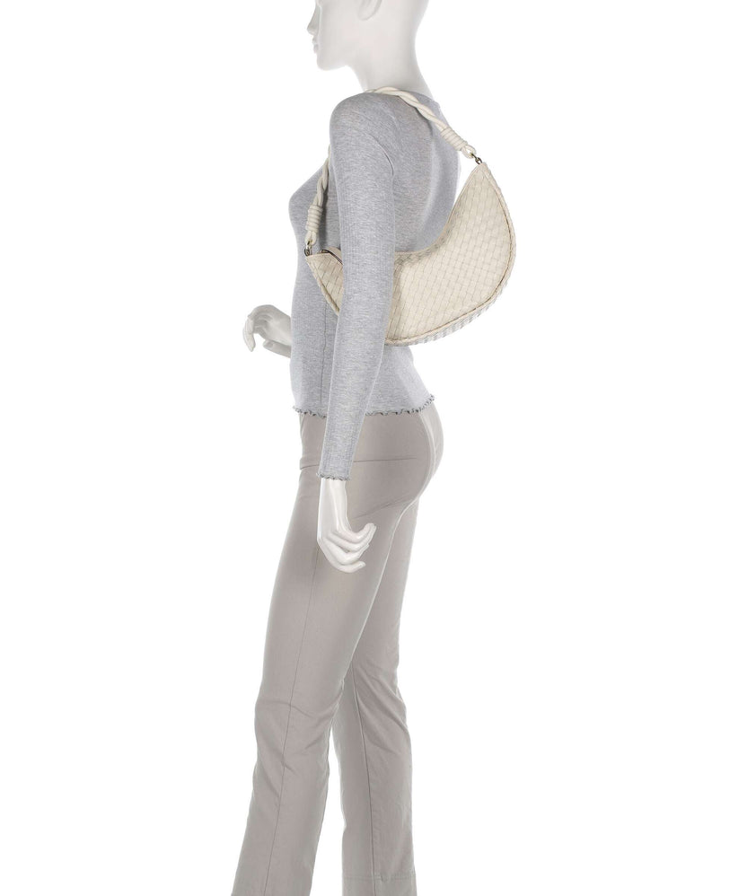 Abro Piuma Moon Shoulder bag beige