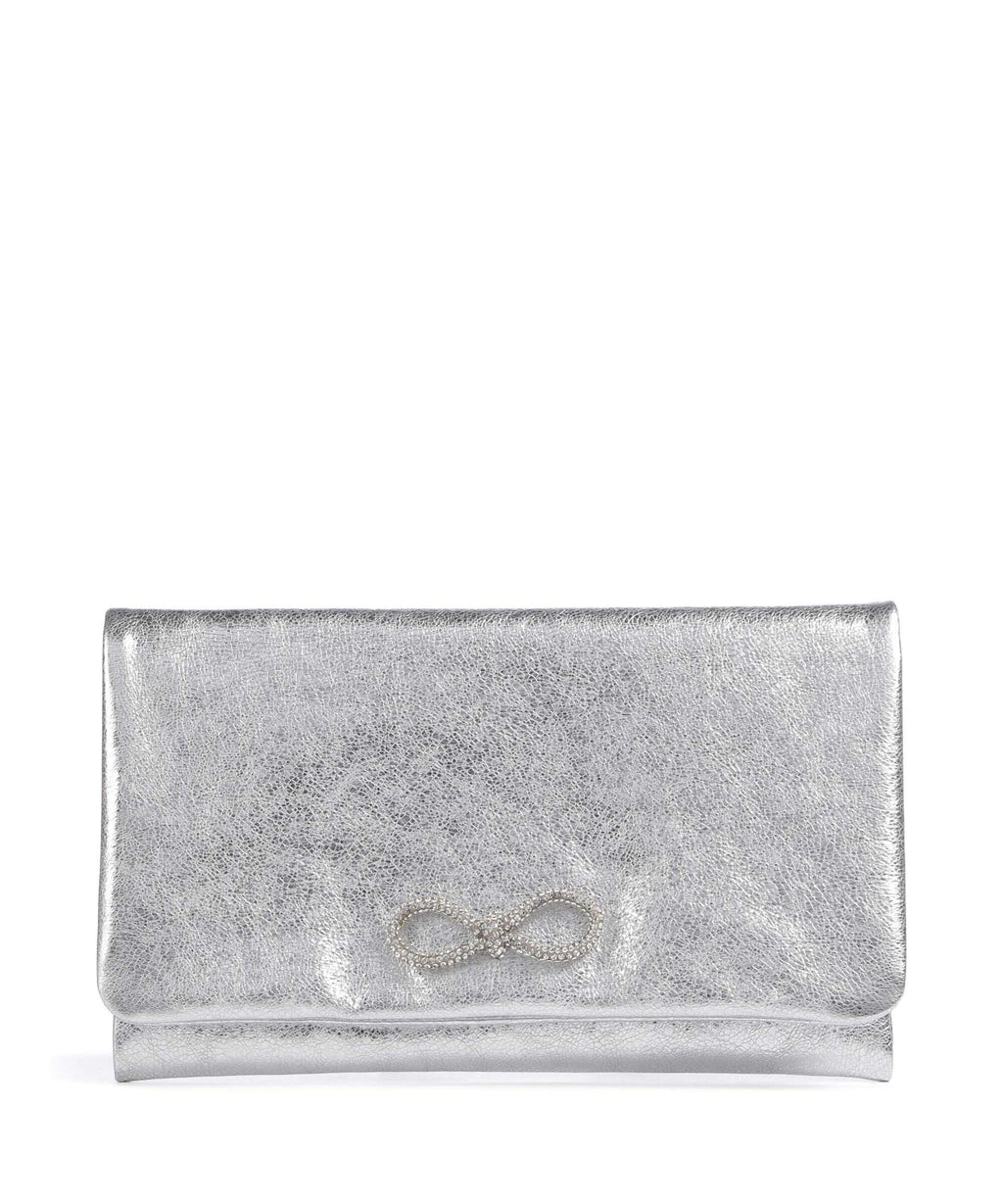 Abro Mimosa Strass Clutch bag silver
