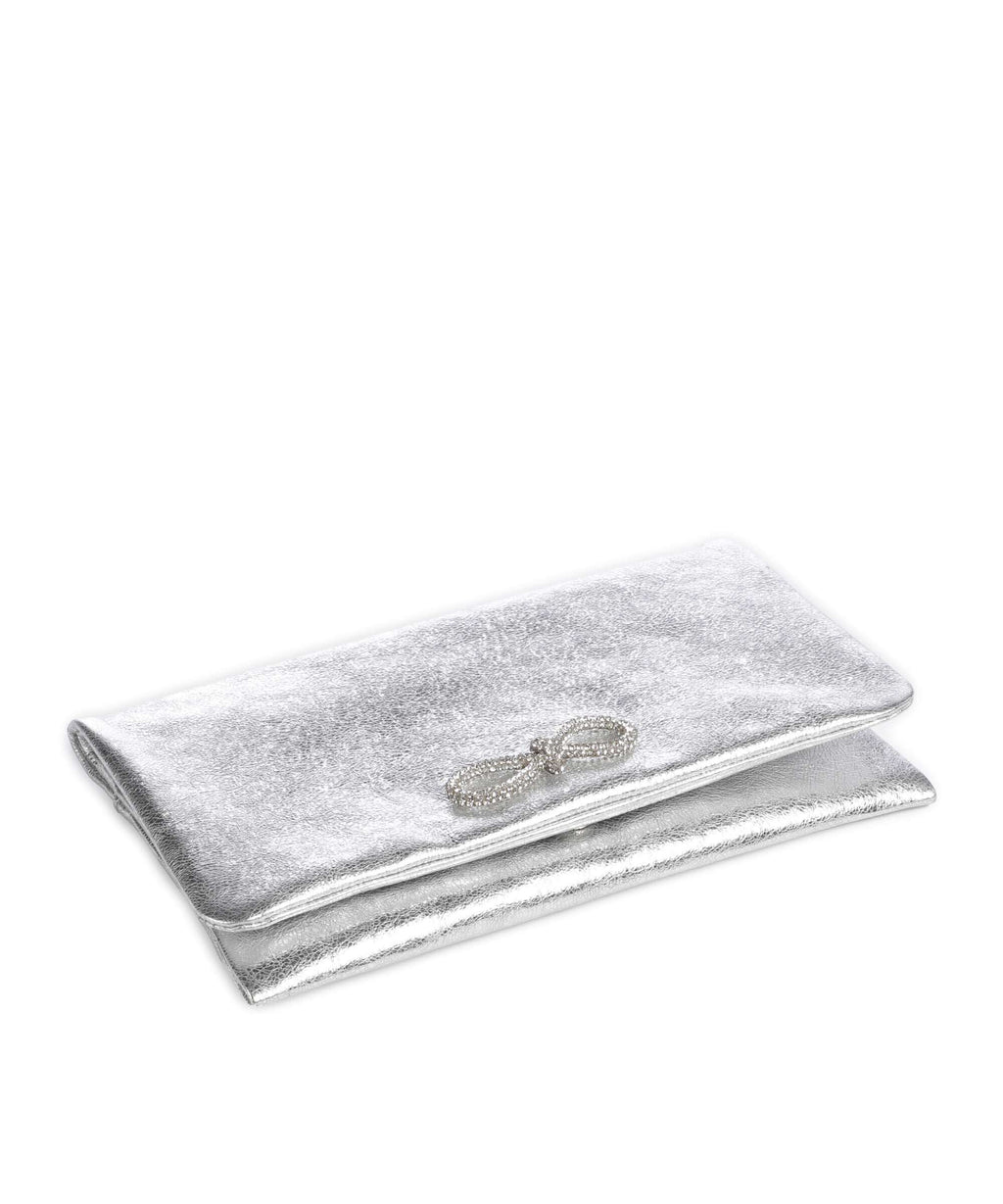 Abro Mimosa Strass Clutch bag silver