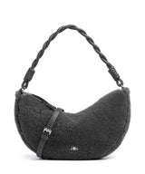 Abro Shearling Moon Sac porté épaule grey