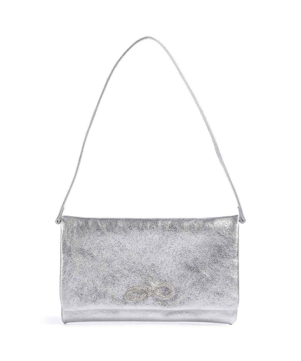 Abro Mimosa Strass Shoulder bag silver