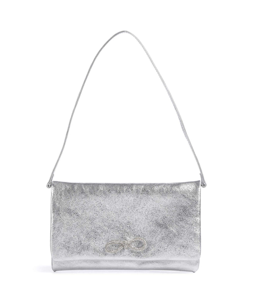 Abro Mimosa Strass Shoulder bag silver