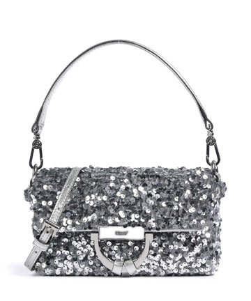 Abro Sequins Temi Sac porté épaule silver