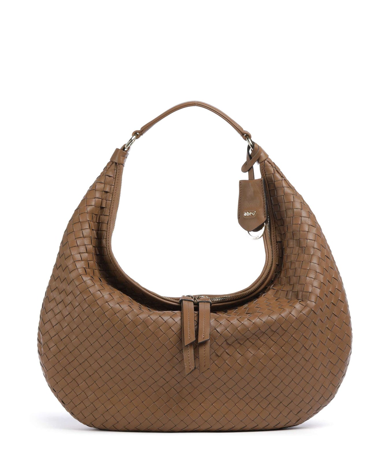 Abro Piuma Nana Hobo bag caramel/cognac