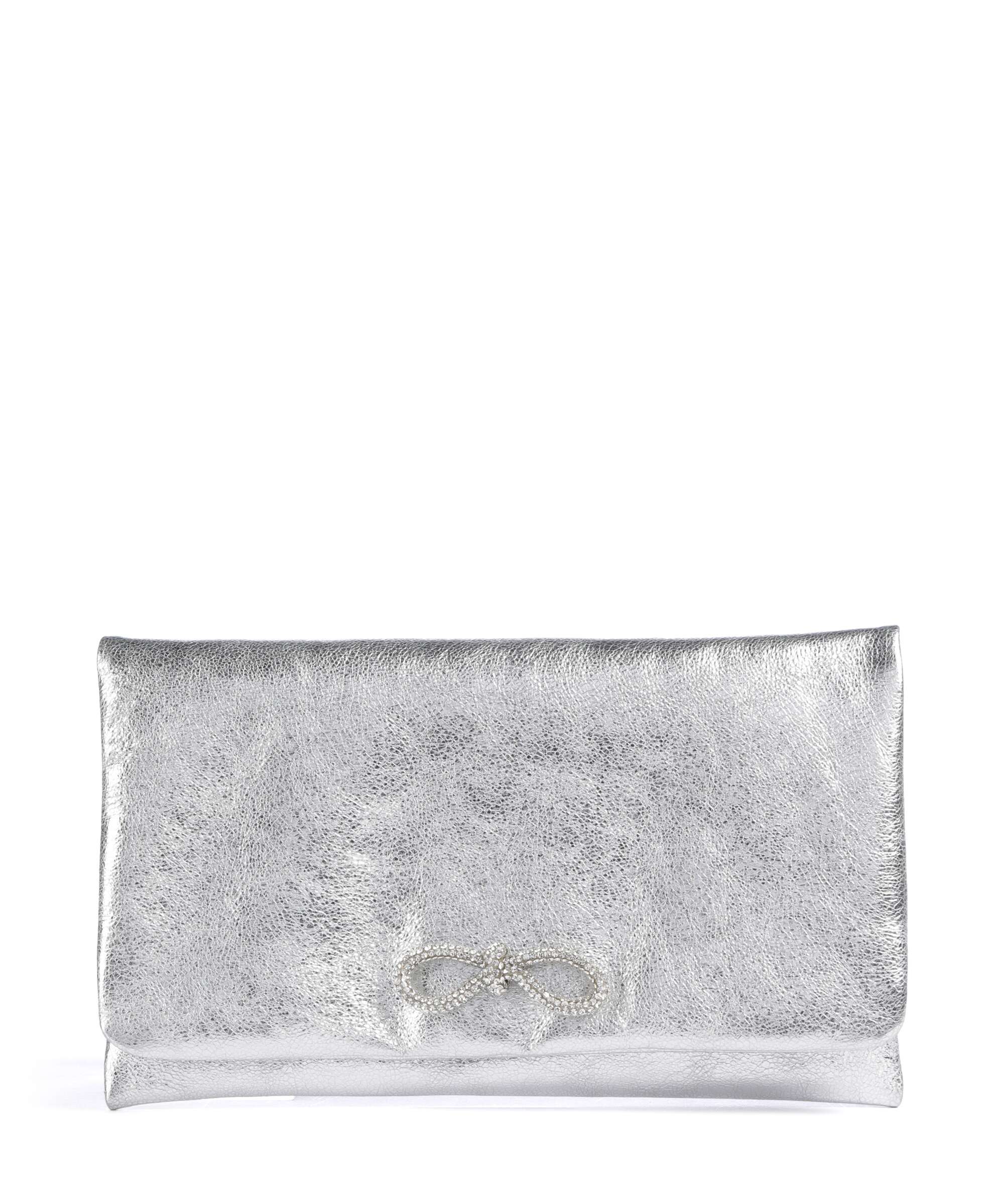 Abro Mimosa Strass Clutch bag silver