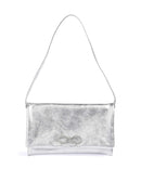 Abro Mimosa Strass Sac porté épaule silver