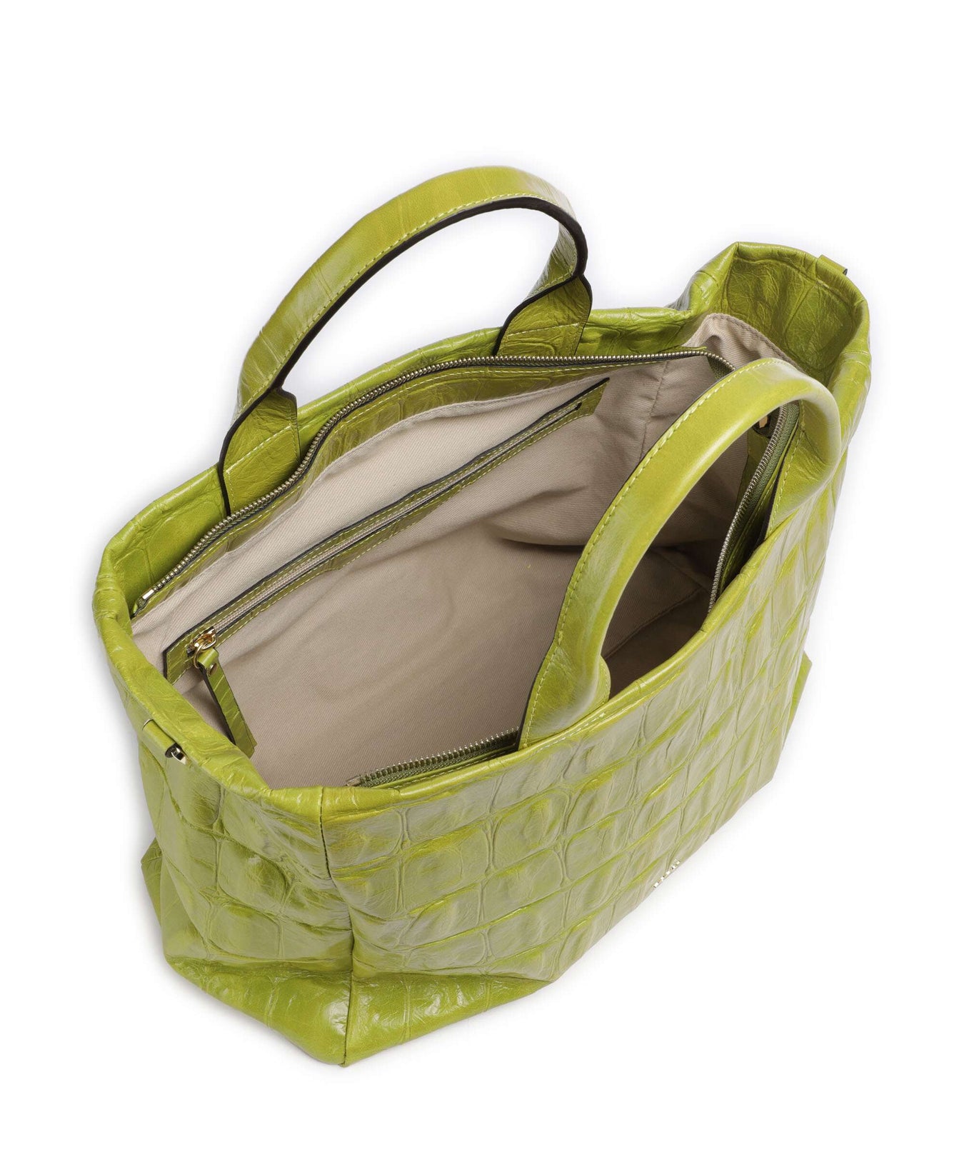 Abro Maxi Cocco Mia Handbag lime