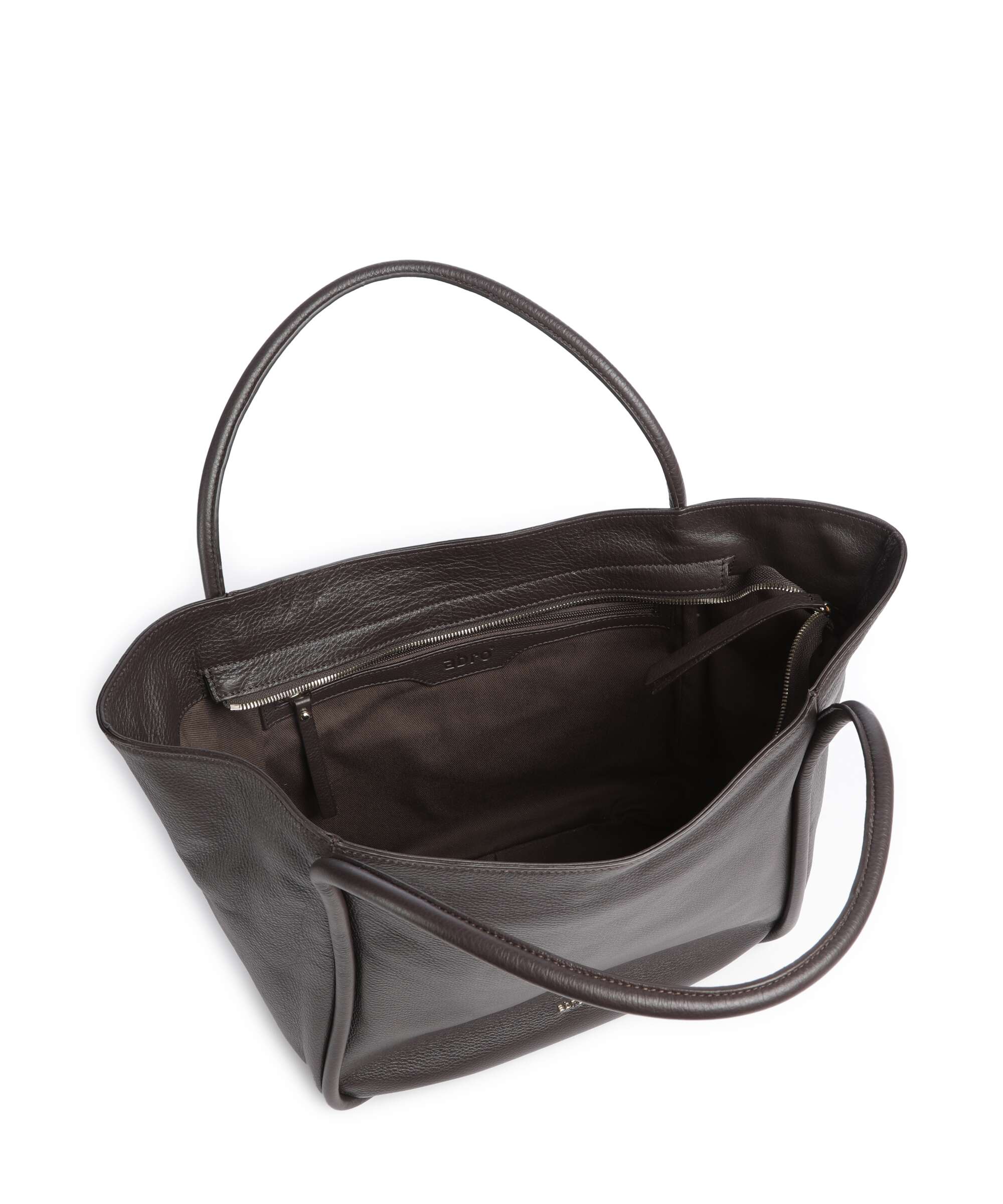 Abro Dalia Willow Tote bag dark brown