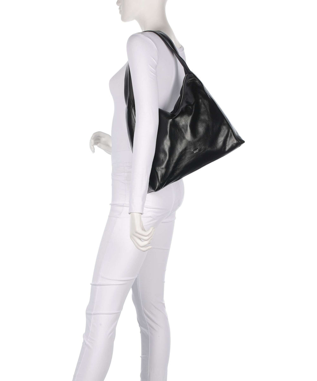 Abro Dioniso Amber Hobo bag black/nickel