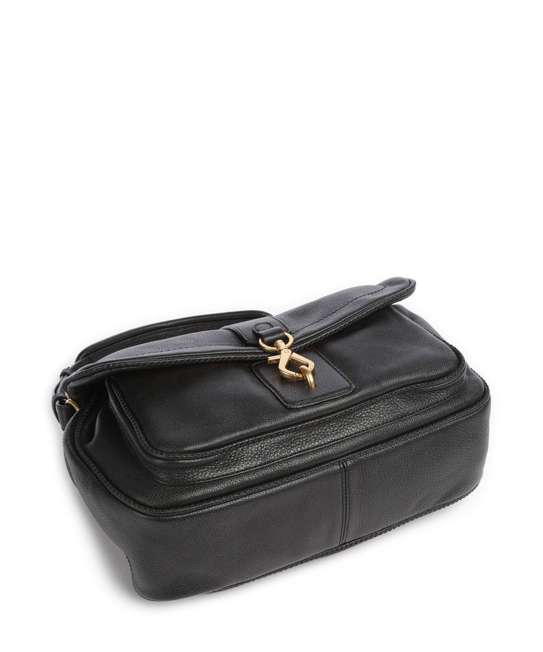 Abro Dalia Star Saddle Hobo bag black/gold