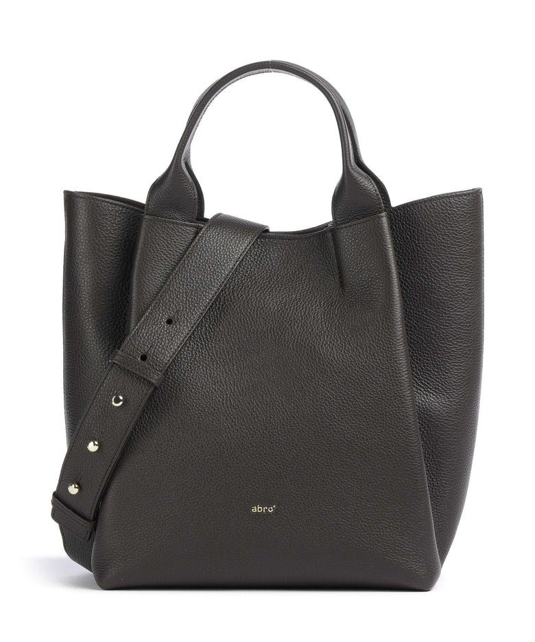 Abro Agave Essential Medium Handbag dark brown