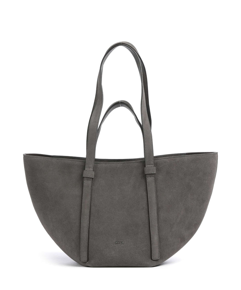 Abro Suede Cosmo Medium Tote bag grey