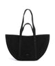 Abro Suede Cosmo Medium Tote bag black/nickel