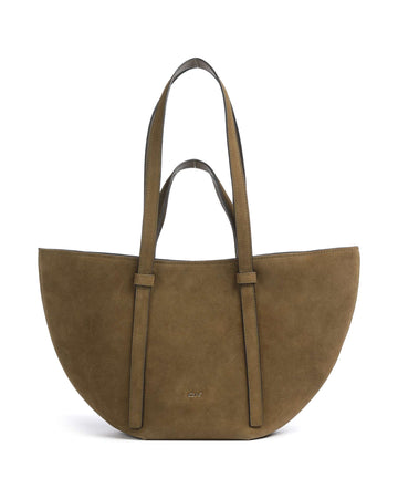 Abro Suede Cosmo Medium Cabas military
