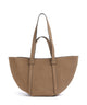 Abro Suede Cosmo Medium Tote bag camel