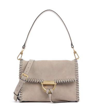 Abro Suede Temi Stitch Sac porté épaule siena