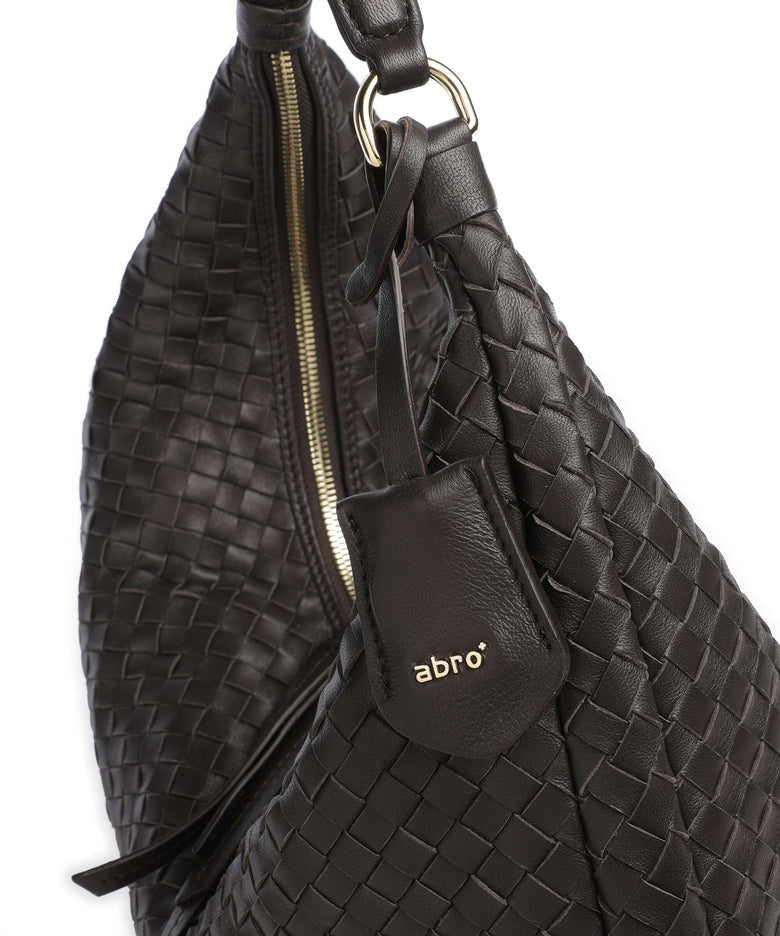 Abro Piuma Nana Hobo bag dark brown