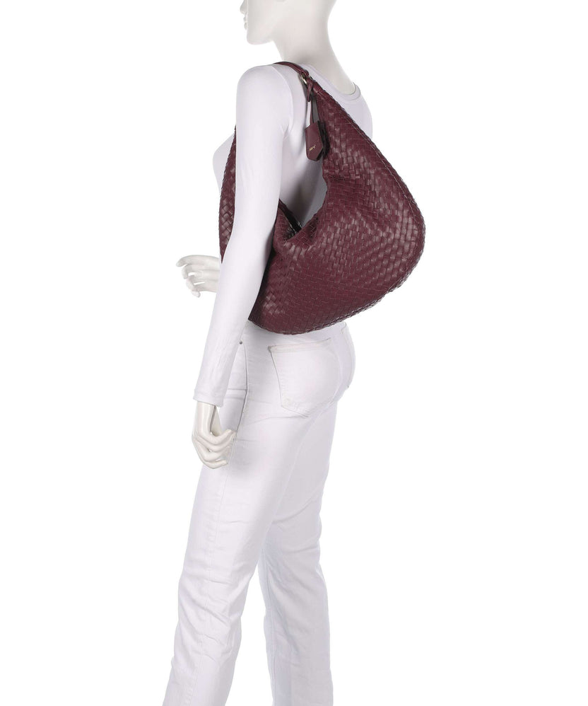 Abro Piuma Nana Hobo bag bordeaux