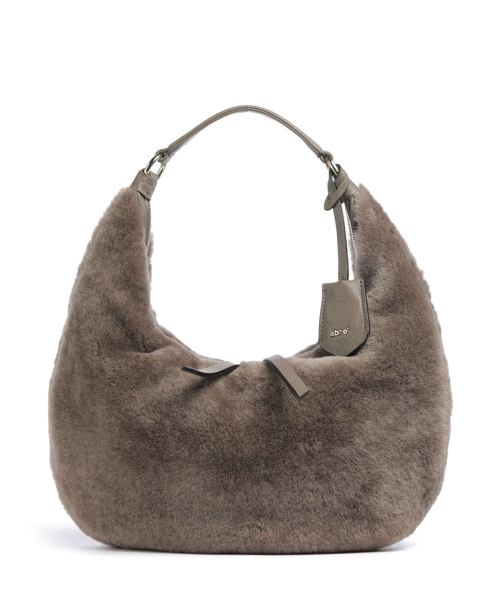 Abro Shearling Nana Small Hobo bag tope