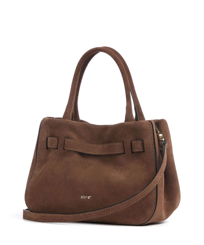 Abro Suede Jill Handbag wood