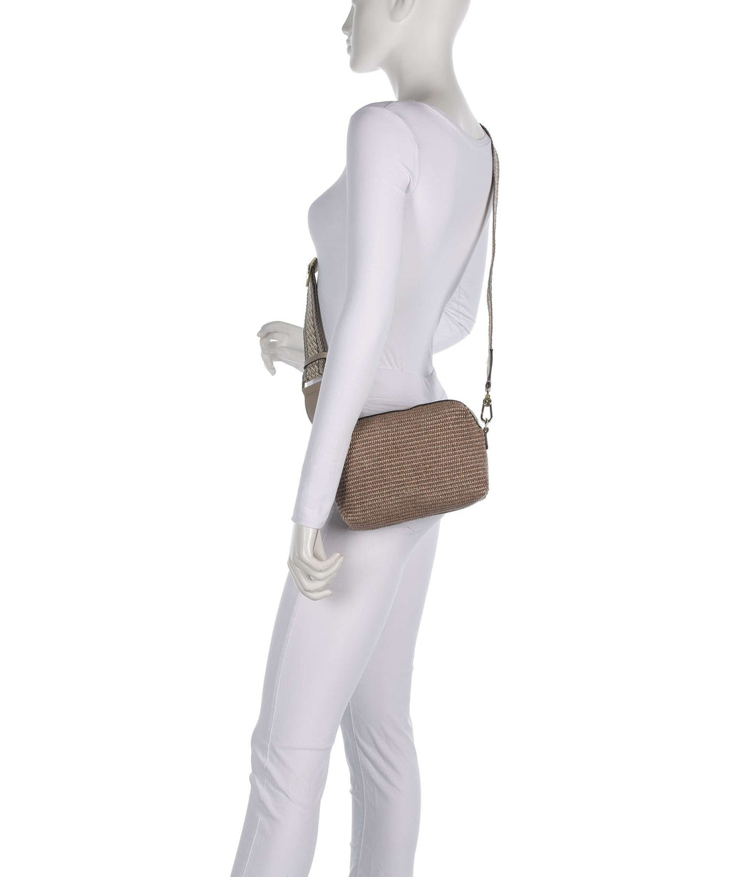 Abro Raffia Kaia Crossbody bag siena