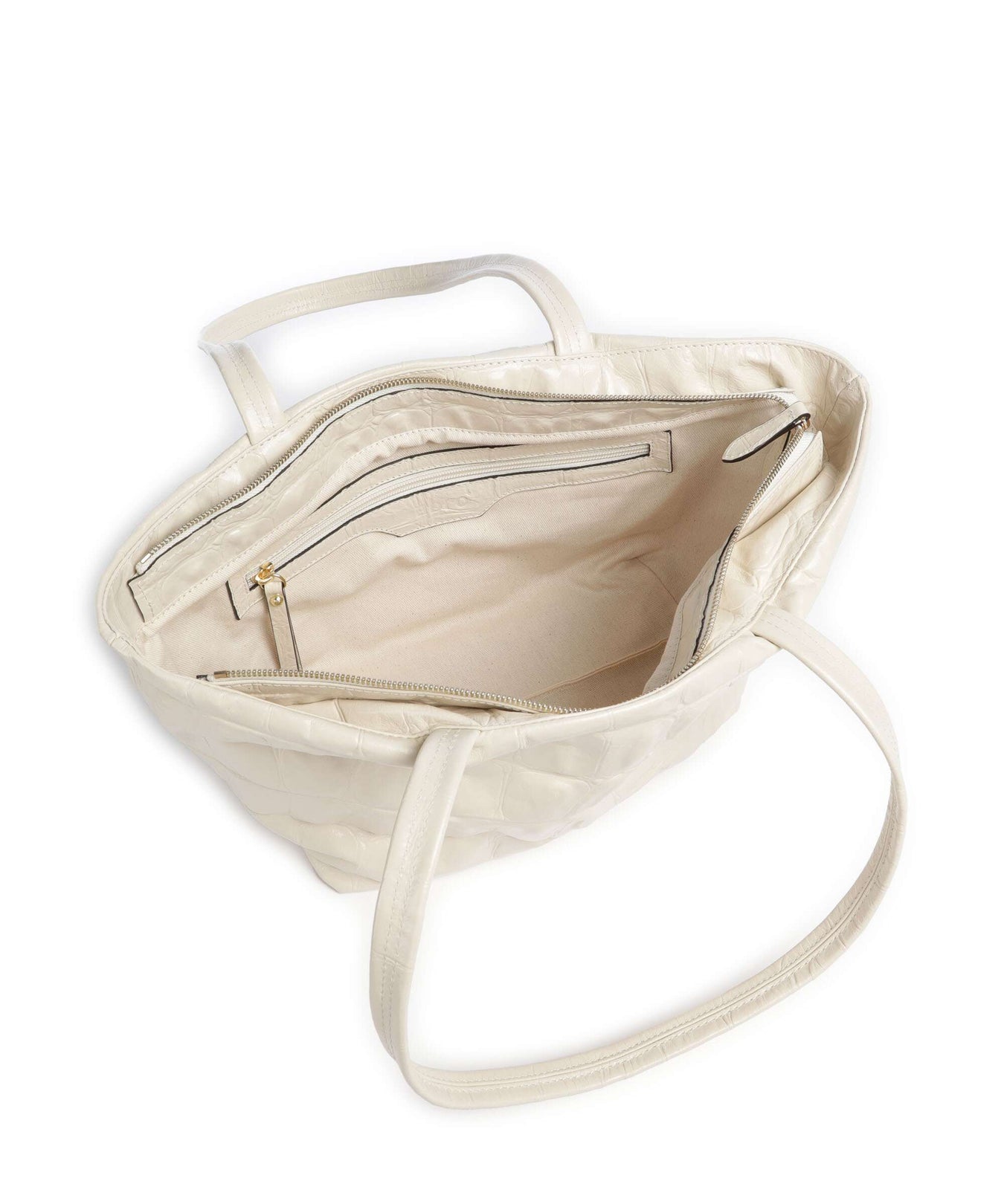 Abro Maxi Cocco Alba Shoulder bag milk
