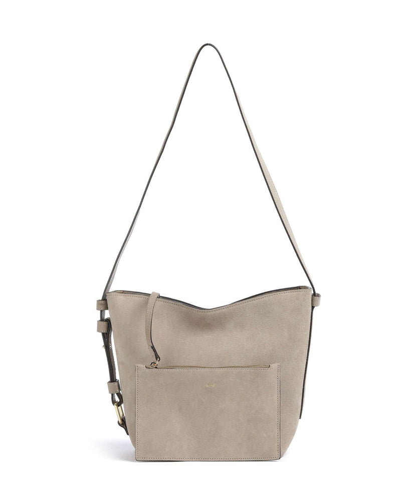 Abro Suede Cosmo Shoulder bag siena