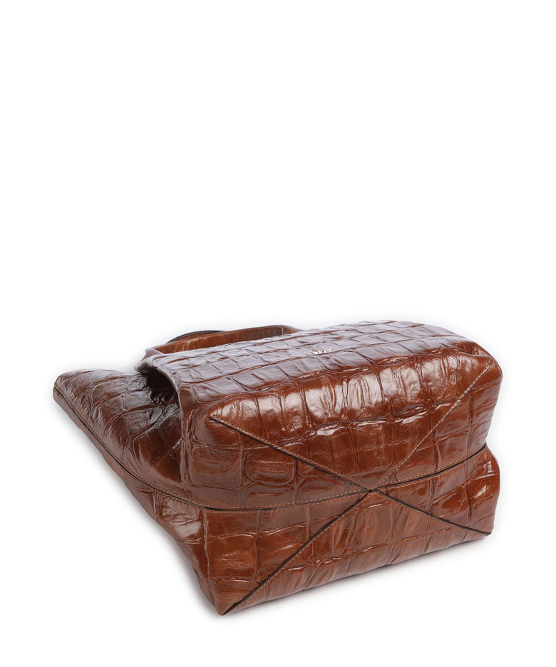 Abro Maxi Cocco Essential Medium Handbag caramel/cognac