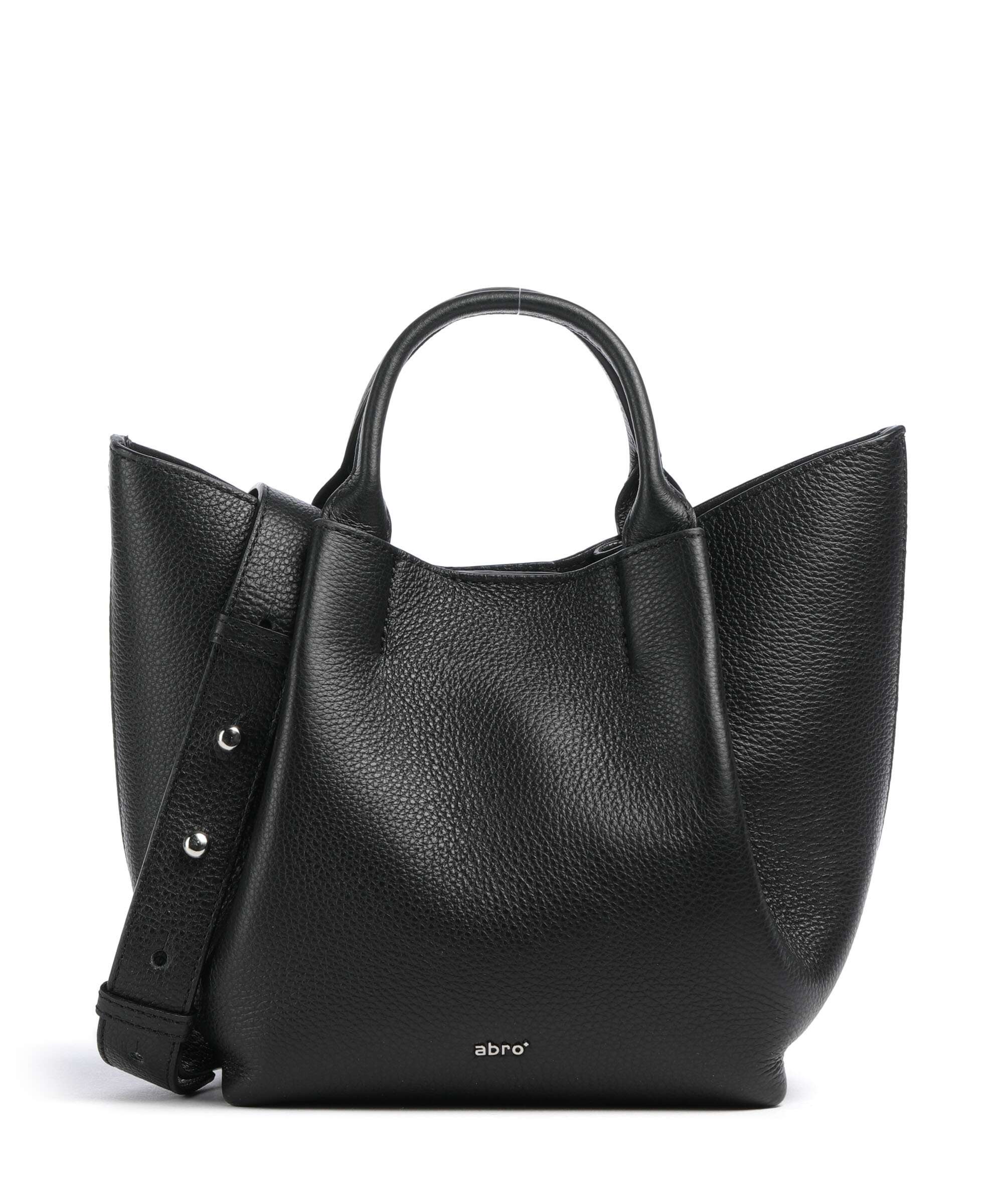 Abro Agave Essential Small Handbag black/nickel