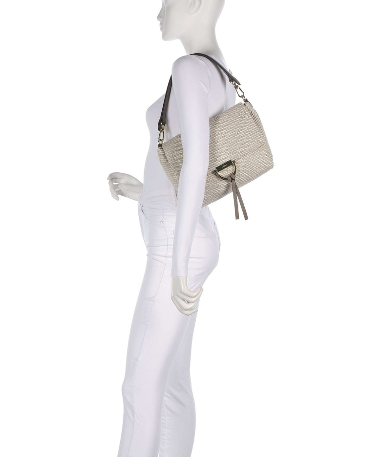 Abro Raffia Classica Temi Medium Shoulder bag sahara