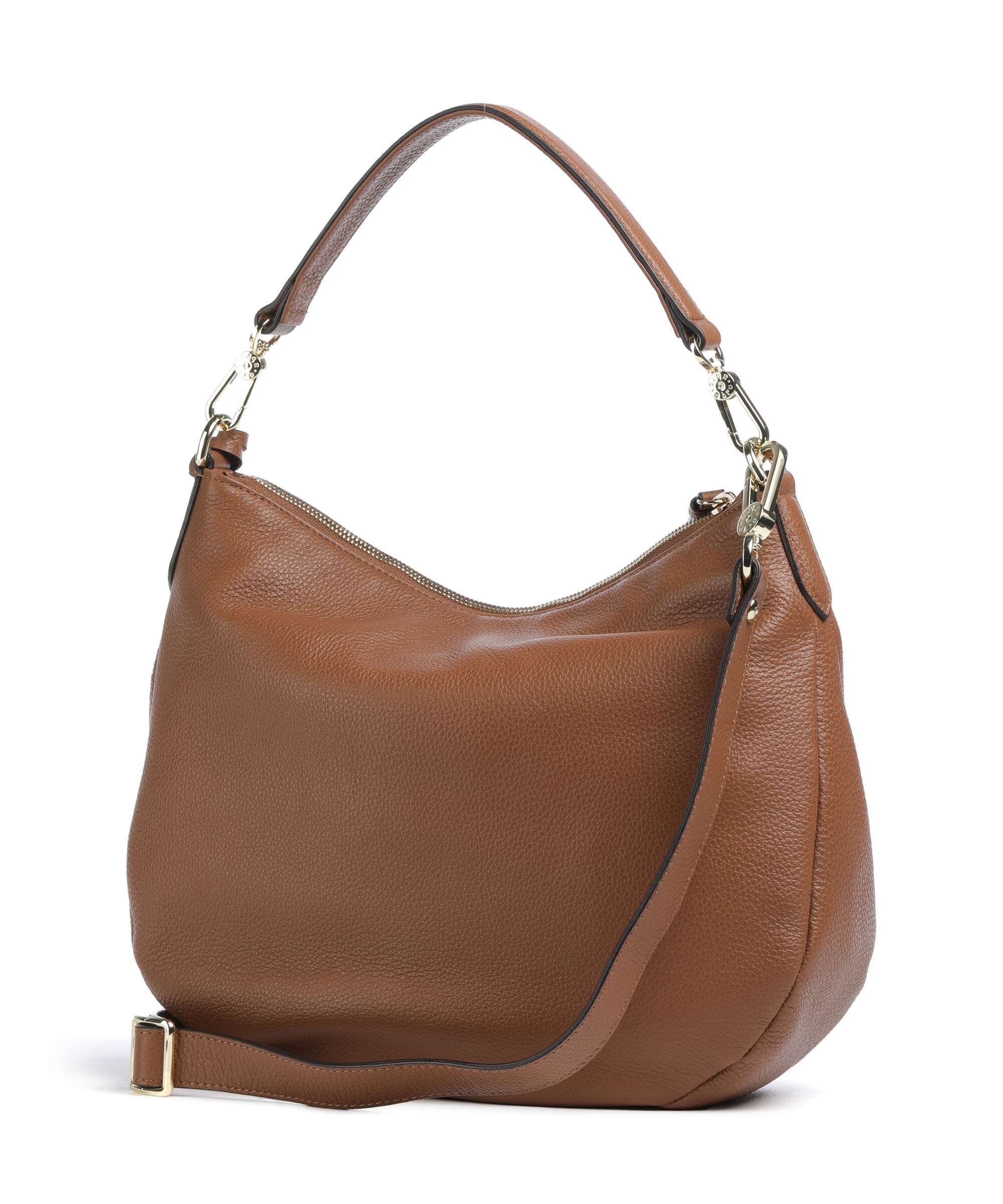 Abro Adria Juna Small Hobo bag caramel/cognac