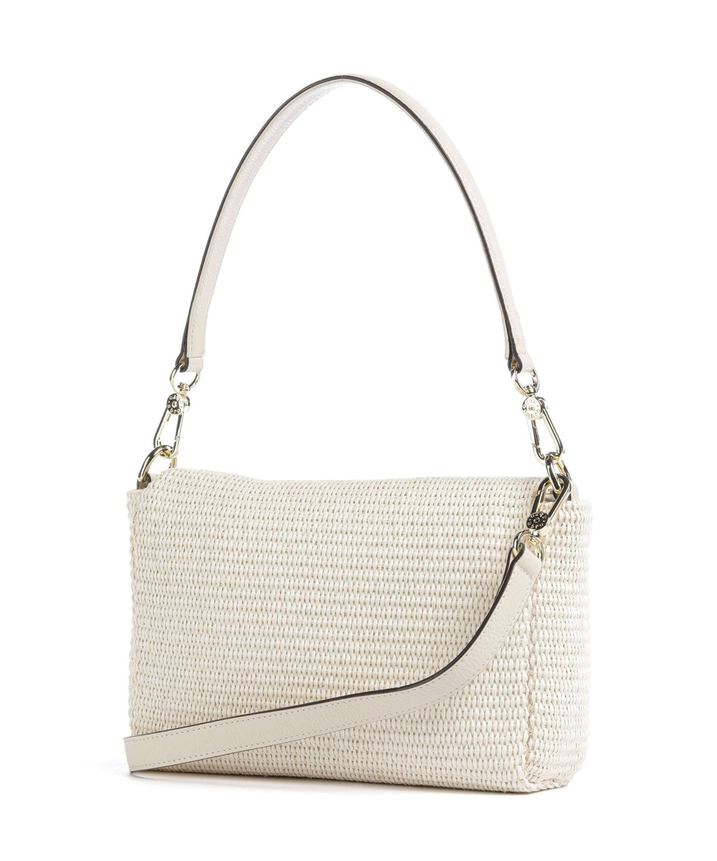 Abro Raffia Classica Temi Shoulder bag beige