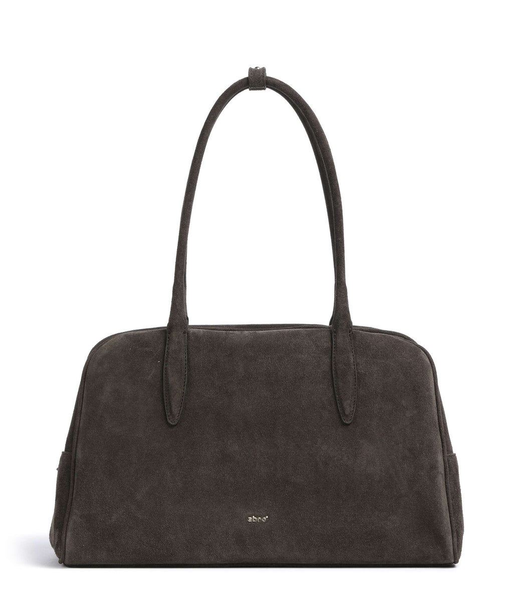 Abro Suede Amara Shoulder bag dark brown